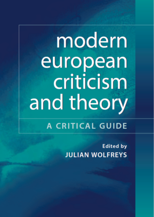 Modern European Criticism and Theory